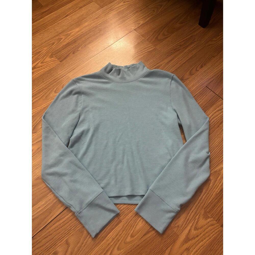 American Eagle Mock Neck Long Sleeve Top Size XL - Picture 2 of 5